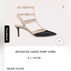 Valentino Rockstar Caged Pumps 65mm short heels
